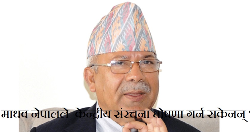माधव नेपालले किन केन्द्रीय संरचना घोषणा गर्न सकेनन् ? माधव नेपालले किन केन्द्रीय संरचना घोषणा गर्न सकेनन् ?