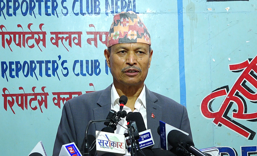 सत्ता गठबन्धनले निर्वाचनमा तालमेल गर्नु संविधान विपरीत : भीम रावल सत्ता गठबन्धनले निर्वाचनमा तालमेल गर्नु संविधान विपरीत : भीम रावल