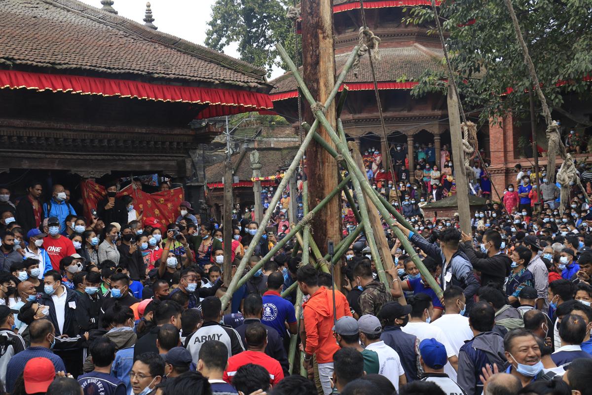 याँया (इन्द्रजात्रा)का क्रममा विभिन्न सडकमा सवारी आवागमन निषेध